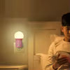 מנורת לילה LED לשקע עם 2 צבעים – תאורה עדינה לתינוקות ולחדר שינה